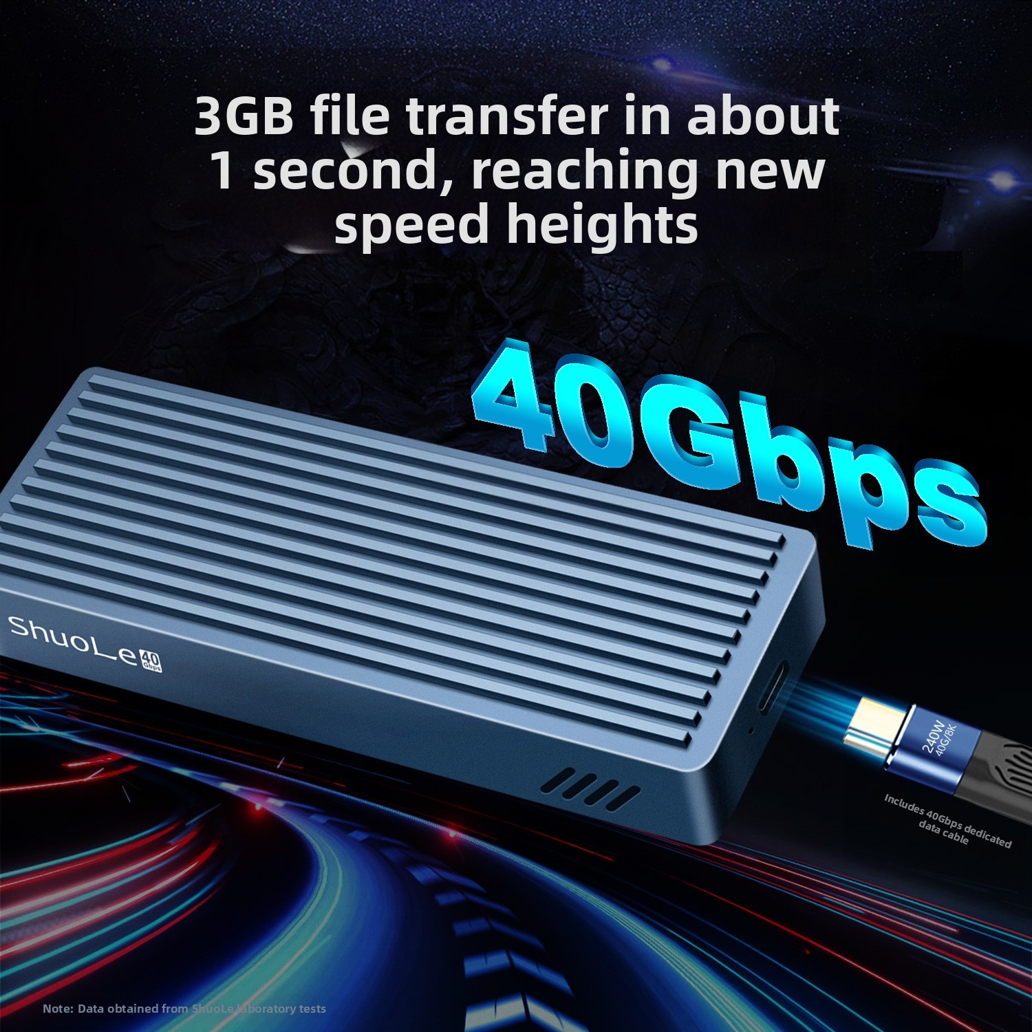 40Gbps USB 4.0 M.2 NVMe SSD En - Usb4 40Gbps External Ssd 8Tb recension och pris