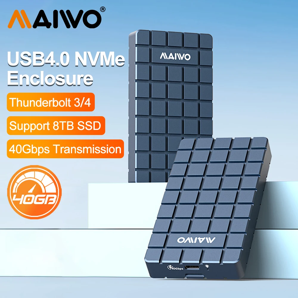 MAIWO USB 4.0 40Gbps M.2 NVMe  - 8Tb M2 Nvme Ssd recension och pris