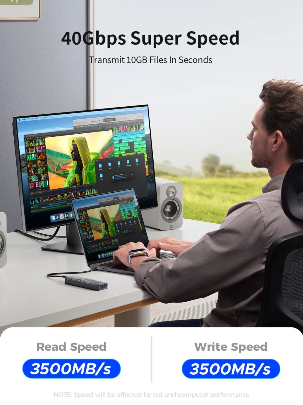 ORICO USB4 40Gbps M.2 NVMe SSD - 8Tb M2 Nvme Ssd recension och pris