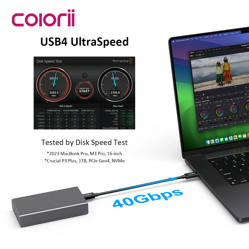 40Gbps USB4 M.2 NVMe SSD Enclo - Usb4 40Gbps External Ssd 8Tb recension och pris