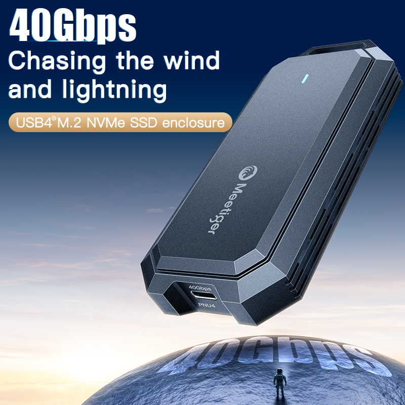 Meetiger 40Gbps M.2 SSD Enclos - Usb4 40Gbps External Ssd 8Tb recension och pris