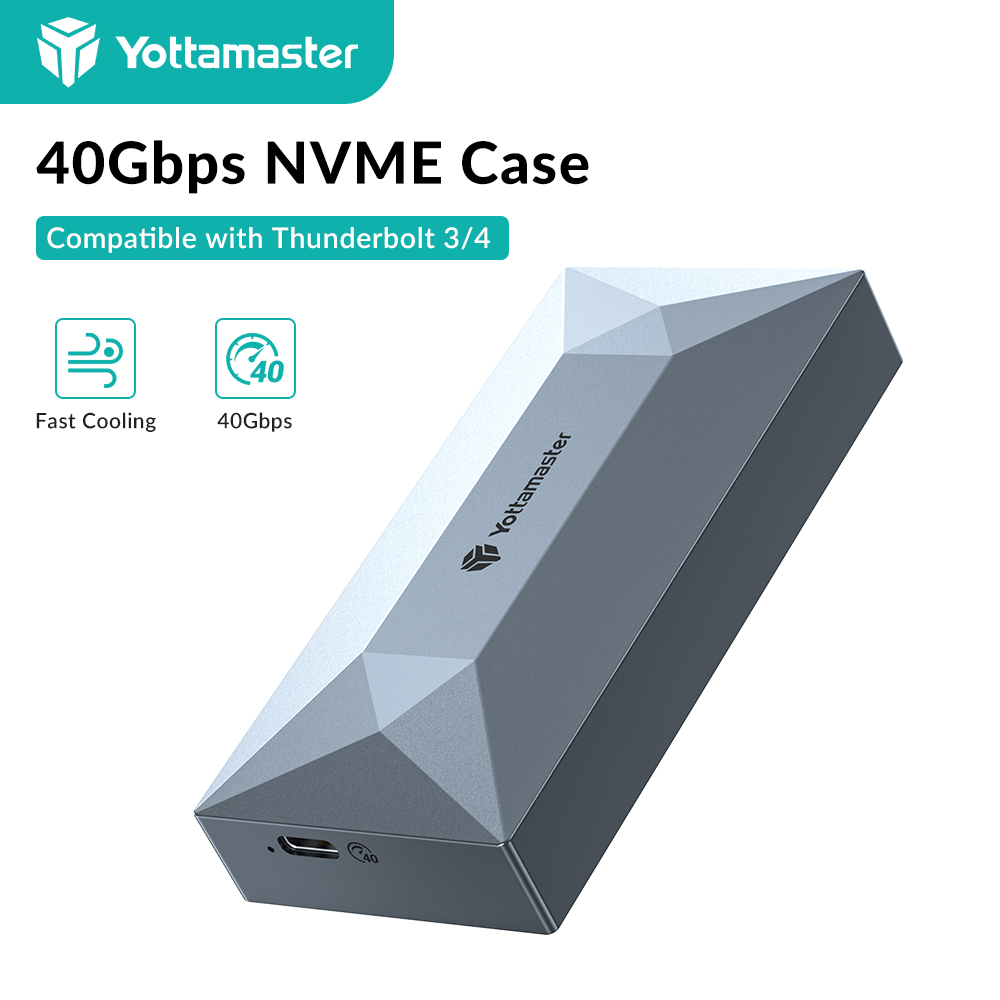 Yottamaster 40Gbps NVMe SSD En - Thunderbolt 4 External Ssd 4Tb recension och pris