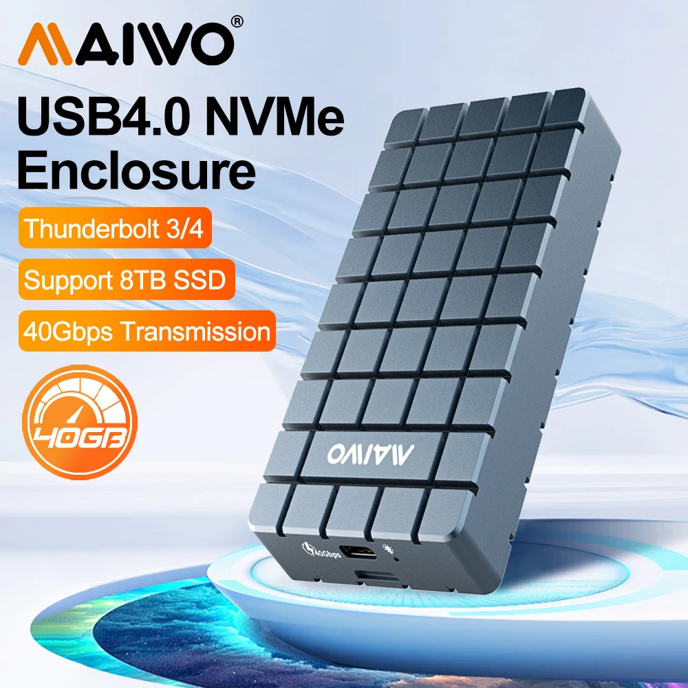 MAIWO USB 4.0 40Gbps M.2 NVMe  - Usb4 40Gbps External Ssd 8Tb recension och pris