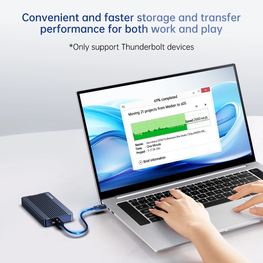 Acasis 40Gbps USB 4.0 NVME M.2 - 8Tb M2 Nvme Ssd recension och pris