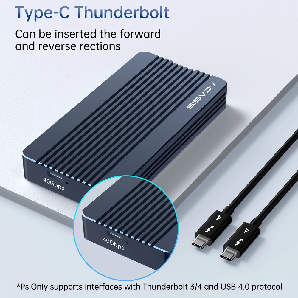 Acasis 40Gbps USB 4.0 NVME M.2 - 8Tb M2 Nvme Ssd recension och pris