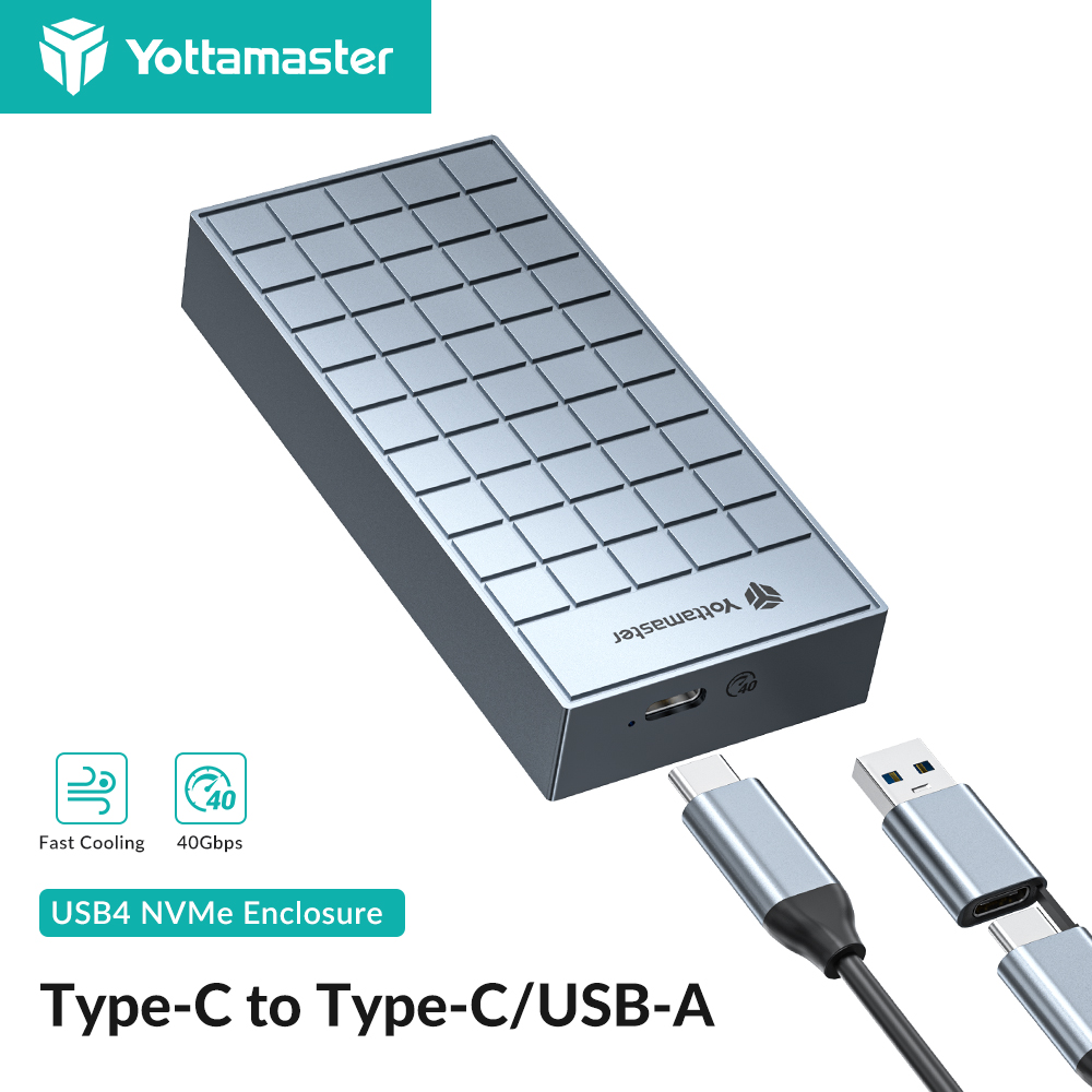 Yottamaster 40Gbps M.2 NVMe SS - Thunderbolt 4 External Ssd 4Tb recension och pris