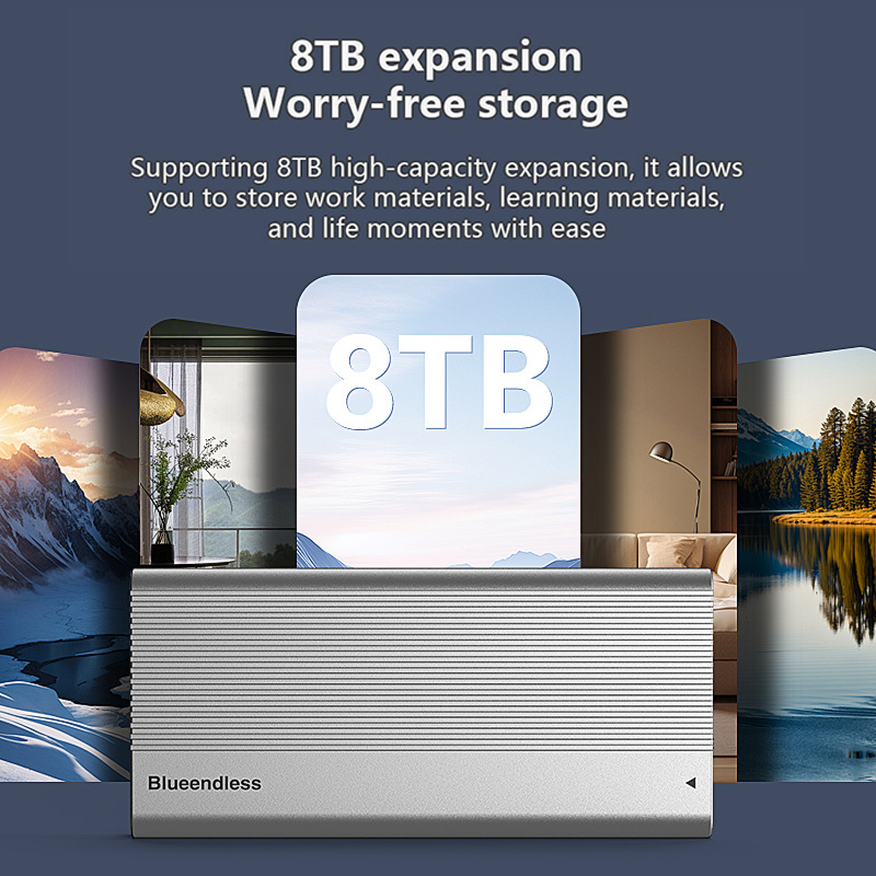 Portable USB4 M.2 NVMe SSD Enc - Usb4 40Gbps External Ssd 8Tb recension och pris
