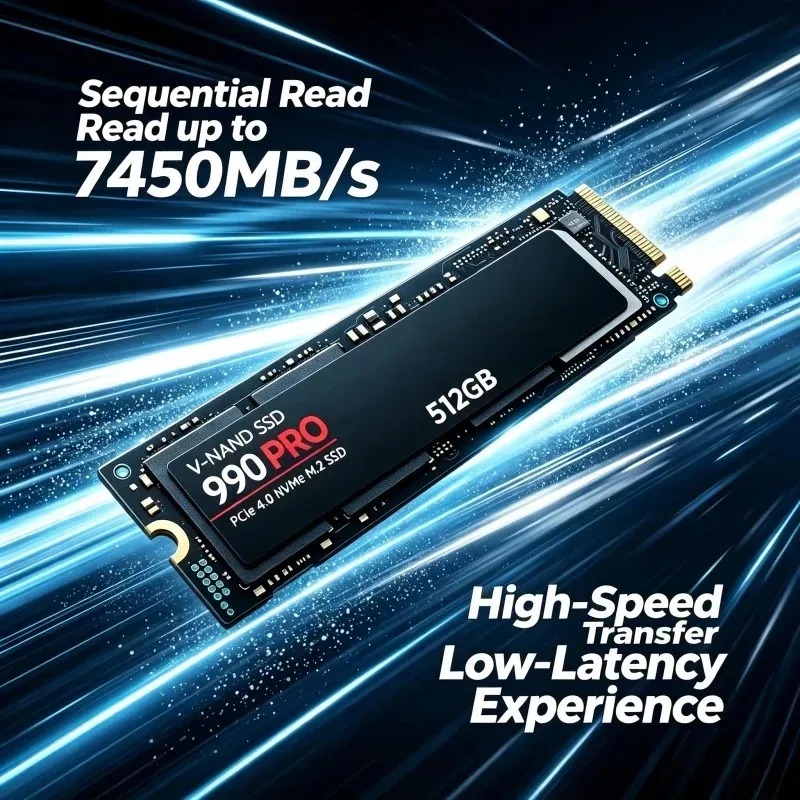 990 PRO Genuine SSD – 512GB/1T - Pcie 4.0 4Tb 2280 Ssd 7450Mbps recension och pris